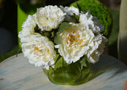 Gėlių Vazos, Baltos Gėlės, Dekoratyvinis, Balta Gėlė, Gėlių Kompozicija, Augalai