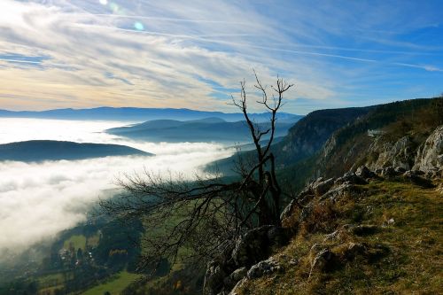 Rūkas, Ruduo, Kraštovaizdis, Kalnai, Atmosfera