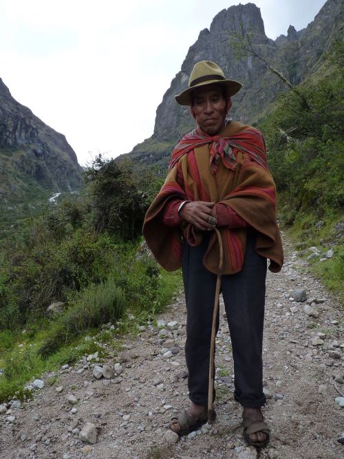 Folkloras, Šventasis Slėnis, Peru, Peru, Kostiumas, Vyresnis Vyras, Portretas