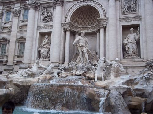 Fontana Di Trevi, Roma, Fontana, Skulptūra, Šaltinis