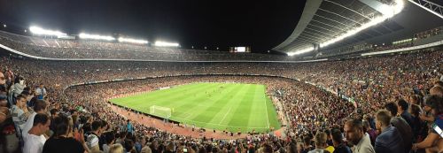 Futbolas, Stadionas, Barcelona, Visuomenė, Žolė, Ispanija, Konkursas, Sportas, Arena, Stendai, Stovykla Nou