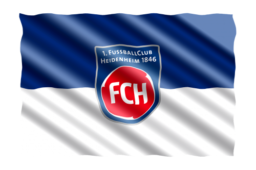 Futbolas, 2 Bundesliga, Vėliava, Heidenheim Germany, 1 Fc Heidenheim