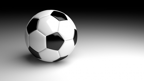 Futbolas, Rutulys, 3D, Ray Tracing, Blenderis