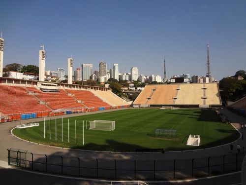 Futbolo Stadionas, Pacaembu, San Paulas , Royalty Free