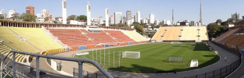 Futbolo Stadionas, Pacaembu, San Paulas , Royalty Free