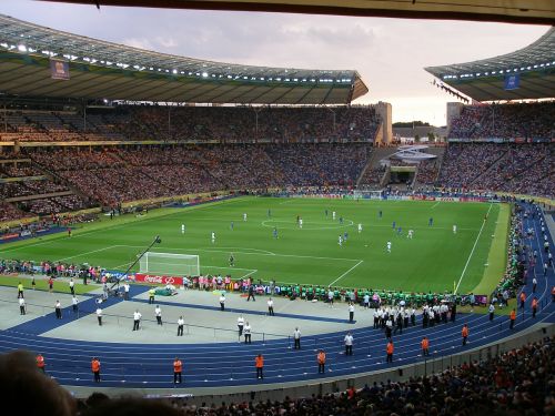 Futbolo Stadionas, Futbolas, Stadionas, Pasaulio Čempionatas 2006 M. Berlinas, Olimpinis Stadionas, Žiūrovai, Berlyno Olimpinis Stadionas, Pasaulio Čempionatas, Pasaulio Taurė, Futbolo Rungtynės, Minios, Sportas