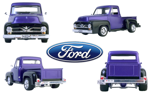 Ford, Automobilis, Oldtimer, Automatinis, Vintage, Retro, Kolekcionuojami, Senas, Modelis, Automobilio Modelis, Hobis, 1955 Ford Pikapas