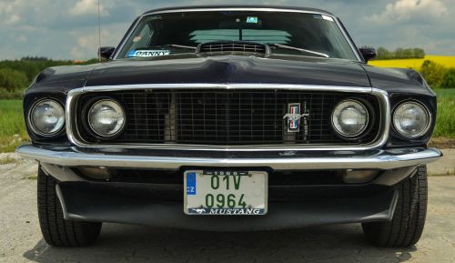 Ford, Mustangas, Senas, Caras, Senoji Mokykla, 1969