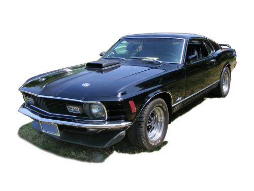 Ford Mustang, Raumenų Automobilis, Ford, Mustangas, 1970, Fastback, Juoda, Vintage, Klasikinis, V8, Automobilis, Automatinis, Greitai