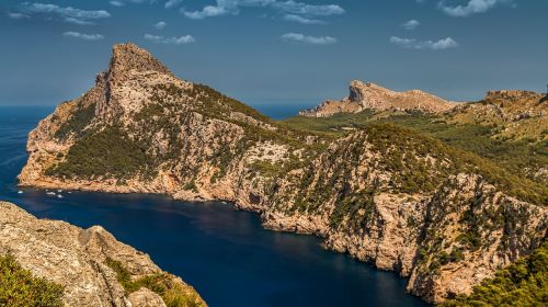 Formentor, Kalnai, Kalnas, Jūra, Viduržemio Jūra, Majorca, Majorkos Pakrantė, Šiaurės Mallorca, Rytų Majorka, Cap De Formentor, Rifas, Rifai