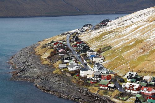 Foroyar, Farerų Salos, Sala, Spalvingi Namai