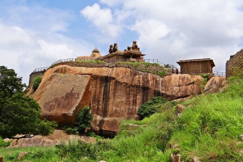 Fortas, Chitradurga, Karnataka, Indija, Kelionė, Senas, Senovės, Griuvėsiai, Architektūra, Akmuo, Šventykla, Istorija, Istorinis, Istorinis, Fortifikacija
