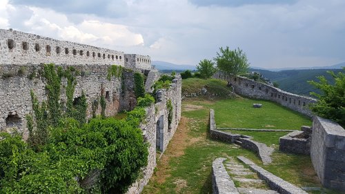 Fortas,  Kroatija,  Karinis Fortas,  Miestas,  Dalmatija,  Įtvirtinimų,  Kraštovaizdis,  Šalis