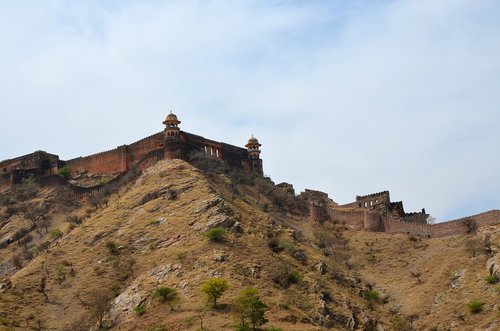 Fortas,  Turizmas,  Indija,  Hill,  Gynyba,  Vasara,  Dangus,  Dykuma,  Pilis