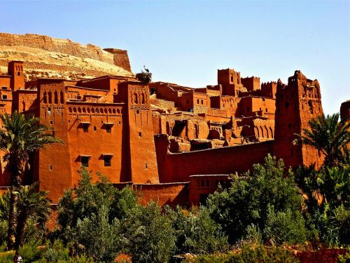Tvirtovė, Marokas, Adobe, Pilis