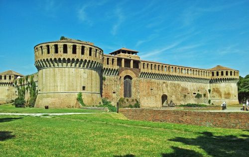 Tvirtovė, Imola, Italy, Viduramžių, Architektūra, Pastatas, Akmuo, Fortas, Pilis, Istorija, Europa