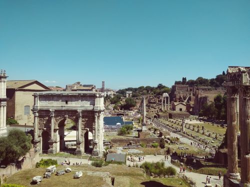 Forumas Romanum, Senamiestis, Griuvėsiai, Romėnų, Sugadinti, Seni Pastatai Ir Statiniai