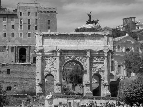 Forumas Romanum, Roma, Senas, Orientyras, Architektūra, Arka