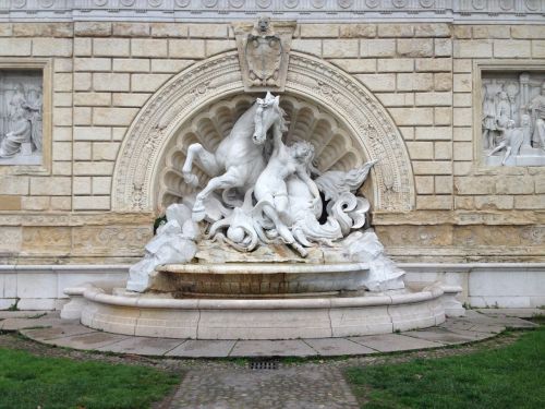 Fontanas, Parkas, Bolonija, Italy, Skulptūra, Kust, Figūra, Į Pietus, Kultūra