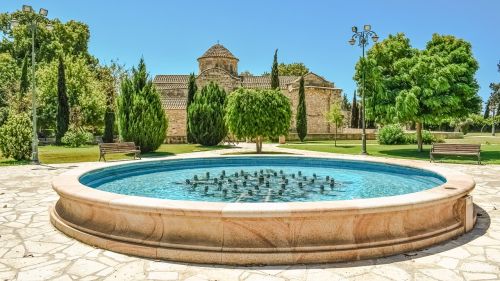 Fontanas, Kvadratas, Parkas, Bažnyčia, Architektūra, Angeloktisti, Kiti, Kipras
