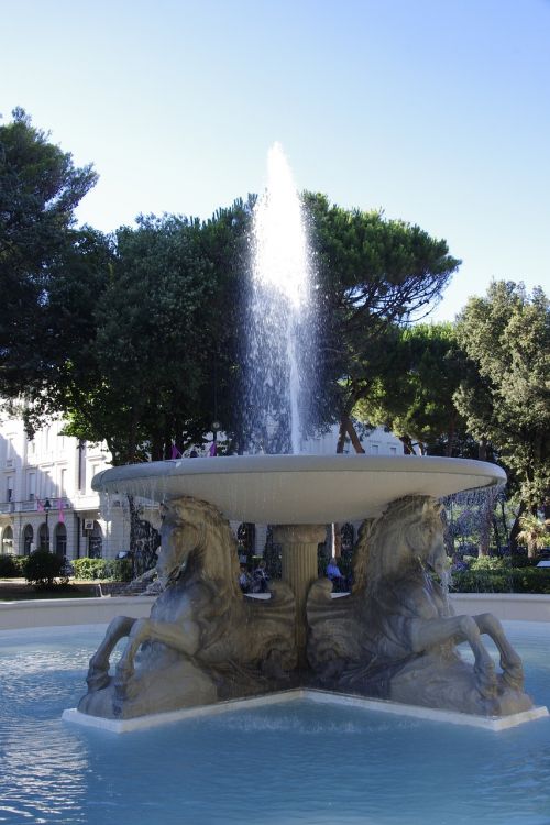 Fontanas, Federico Fellini Parkas, Rimini, Italy