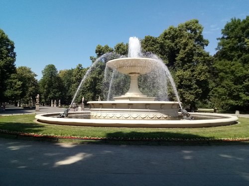 Fontanas,  Parkas,  Varšuva,  Vandens,  Vasara