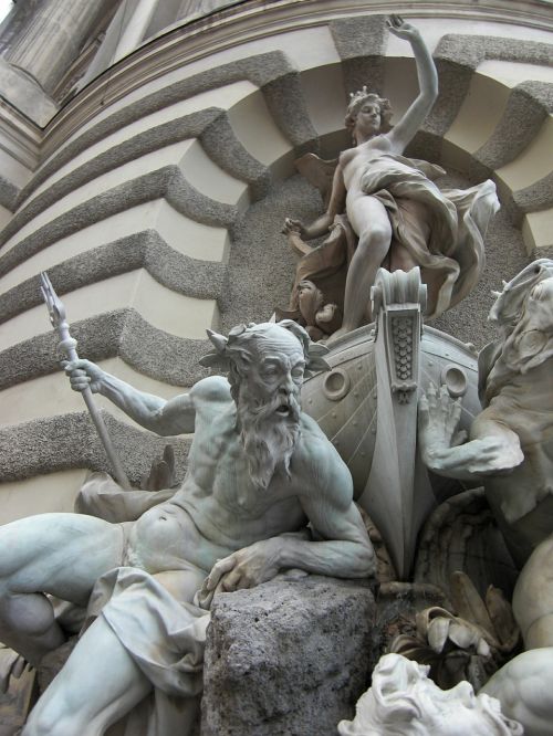 Fontanas, Vienna, Austria, Neptūnas, Skaičiai