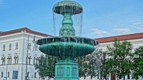 Fontanas, Munich, Bavarija, Valstybinis Kapitalas, Architektūra