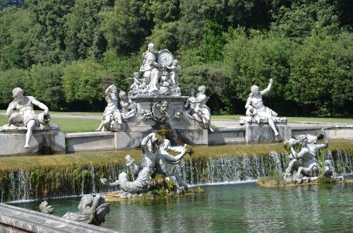 Fontanai, Karališkasis Kasertos Rūmai, Italy