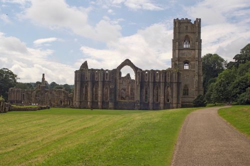 Fontanų Abatija, Cistercių Vienuolynas, Sugadinti, Nacionalinis Tretas, Jorkšyras, Anglija, Jungtinė Karalystė, Unesco Pasaulio Paveldo Vieta