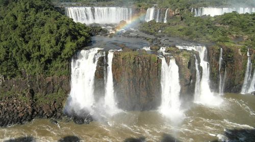 Foz Do Iguaçu, Iguaçu, Krioklys, Vanduo, Bylos, Purkšti, Laukiniai, Cataratas, Vaivorykštė, Sienos, Brazilija, Argentina, Unesco Pasaulio Paveldas