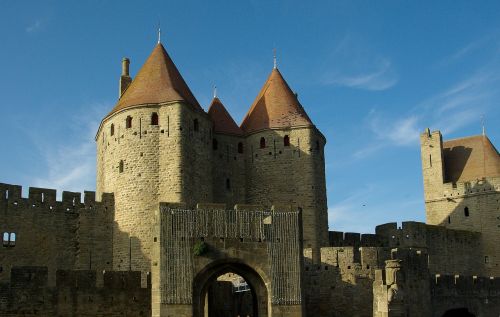 Carcassonne, France, Viduramžių Miestas, Važiuoklės, Turai