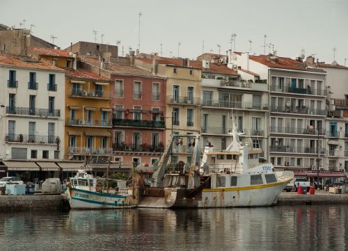 France, Sète, Uostas, Traleris, Žvejybos Laivai, Viduržemio Jūros