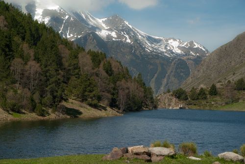 France, Pyrénées, Ežeras, Kalnas