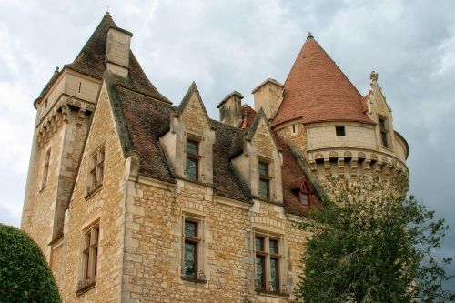 France, Périgord, Dordogne Milandes, Pilis