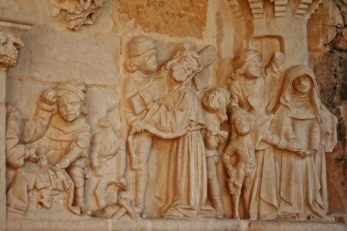 France, Dordogne, Kaduinas, Mažas Reljefas, Skulptūra