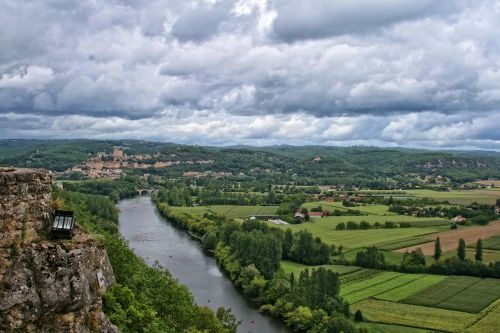 France, Dordogne, Périgord, Pilis, Beynac Pilis, Upė