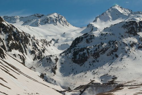 France, Pyrénées, Béarn, Žiemos Peizažas, Kalnas