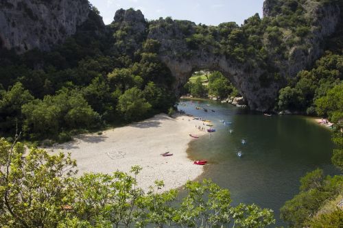 France, Ardèche, Upė, Paddleris, Irklas, Kanojistas