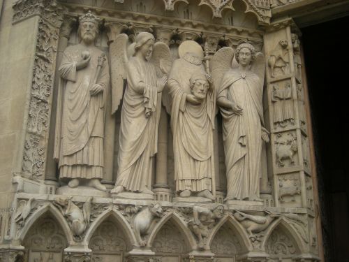 France, Paris, Notre Dame Katedra