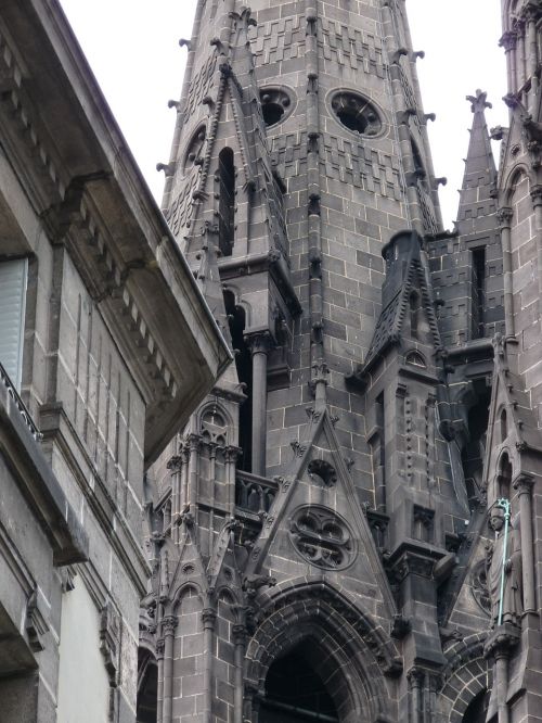 France, Clermont-Ferrand, Katedra