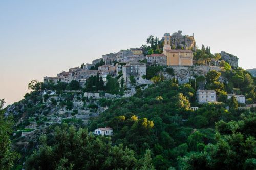 France, Miestas, Eze, Architektūra, Istoriškai, Senamiestis, Pastatas, Miesto Vaizdas