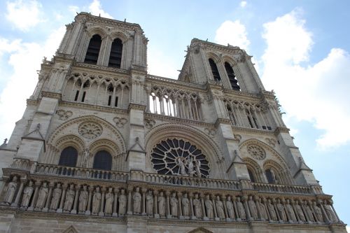France, Paris, Katedra, Notre Dame, Architektūra, Orientyras, Lankytinos Vietos