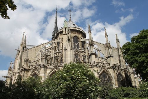 France, Paris, Katedra, Notre Dame, Lankytinos Vietos, Orientyras, Gotika, Pastatas
