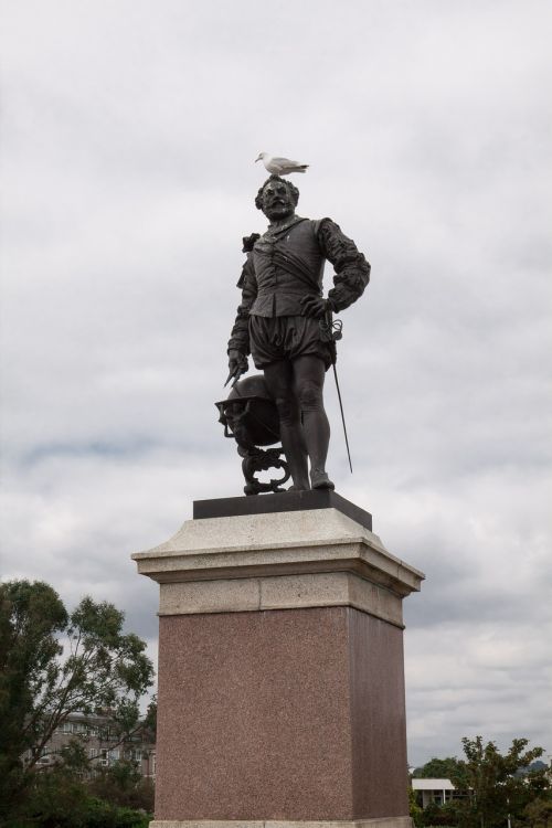 Francis Drake, Statula, Vice-Admiral, Angliškas Aplinkkelis, Paminklas, Jūrų Transportas, Anglija