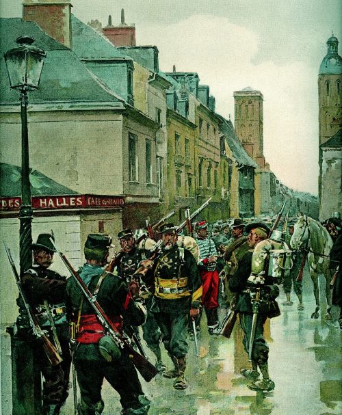 Franko-Prūsijos Karas, Turai, Lėlių Kariuomenė, Mobilus, Snaiperiai, 1870, Touraine, Stalas