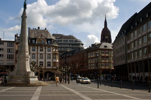 Frankfurtas, Miesto Centras, Frankfurtas Yra Pagrindinė Vokietija, Paminklas