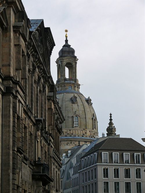 Frauenkirche, Drezdenas, Architektūra, Frauenkirche Dresden, Bažnyčia, Neumarkt, Saksonija, Paminklas