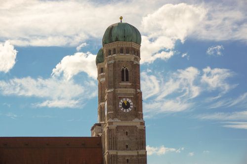 Frauenkirche, Munich, Bavarija, Valstybinis Kapitalas, Miestas, Bažnyčia, Bokštai, Orientyras, Požiūris