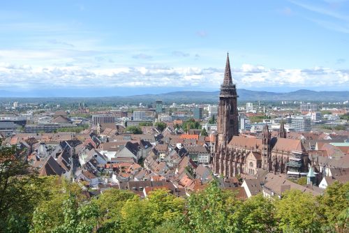 Freiburgas, Munster, Breisgau, Katedra, Badenas